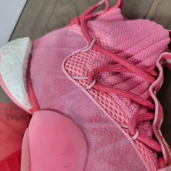 Pharrell Williams x adidas Originals Crazy BYW X Basketball Shoes in Pink EG7723 - Picture 10 of 16